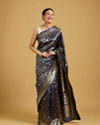 Indigo Blue Radiance Saree